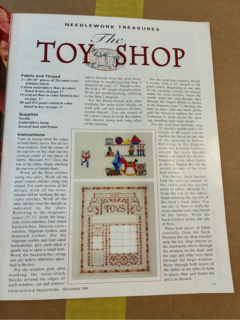 Christmas Needlework & Cross Stitch Holiday Craft Magazines 3 - Picture 7 of 13